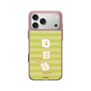 iPhone 17 Pro Max Clear (相機按鈕) 晶醺玫 - Brunch Brother 早午餐兄弟 - 有些事想不通，先吃吐司