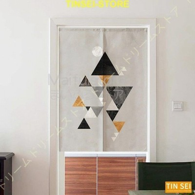 ドアカーテン 暖簾 部屋仕切り 北欧のれん 幾何学 おしゃれ 目隠し 遮光断熱 目隠し 間口を仕切って冷暖房効率アップ 室内インテリア 玄関 通販 Lineポイント最大get Lineショッピング