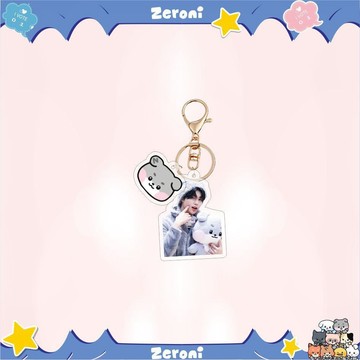 ⭐韓國代購正版⭐ZEROBASEONE掛件ZB1新款卡通亞克力鑰匙扣包包配飾飾品章昊成韓彬