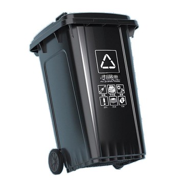 垃圾桶大號商用240升大容量帶蓋特大型120戶外小區分類環衛掛車桶[DD080109]