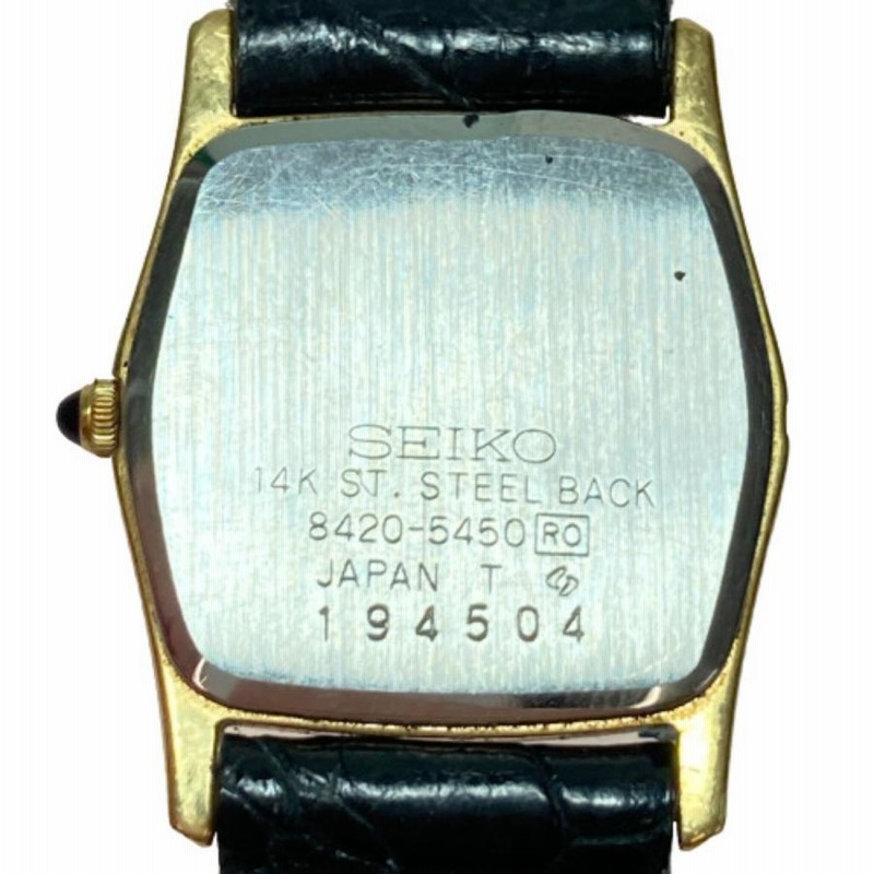SEIKO エクセリーヌ 8420-5060 腕時計 Yahoo!オークション - 【電池切れ】SEIKO セイコー エクセリーヌ