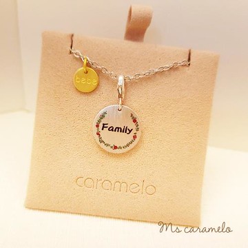 【焦糖小姐 Ms caramelo】Family 幸褔圈圈項鍊