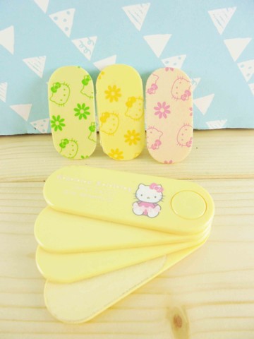 【震撼精品百貨】Hello Kitty 凱蒂貓~KITTY修甲組-黃花
