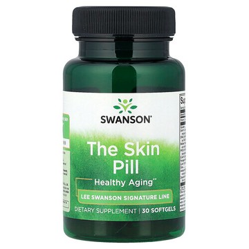 Swanson Vitamins, 皮膚丸劑，30 粒軟膠囊