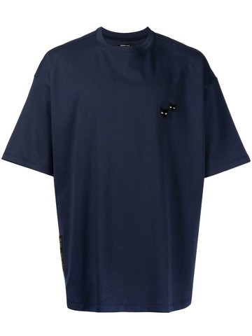 ZZERO BY SONGZIO - Twin Panther cotton T-shirt - unisex - Cotton - 44 - Blue