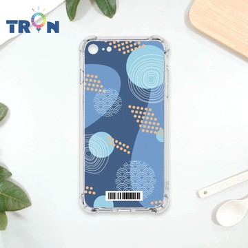 TRON IPhone 7/8/SE2 日系和風圓點海波系列 四角防摔載具殼 軟殼 手機殼