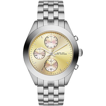 Marc by Marc Jacobs Peeker 優雅計時腕錶-香檳金/36mm  (MBM3370)