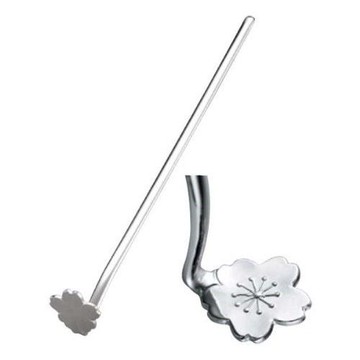 日本製 櫻花造型L型不鏽鋼燒酒攪拌棒 搗碎器 和田株式會社＊夏日微風＊｜雙12嘉年華⚡專櫃 美妝 香氛 保養 禮享保養
