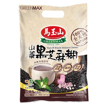 《馬玉山》山藥黑芝麻糊(30g*12入/袋)~全新升級