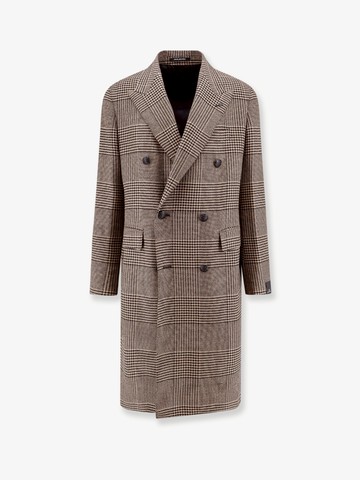 Prince-of-wales virgin wool coat - TAGLIATORE - gender_Man