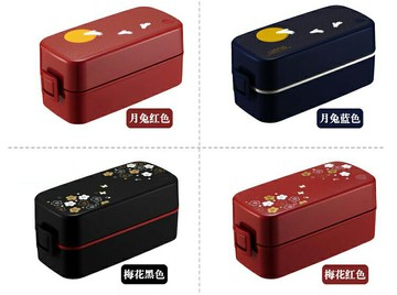 時尚の食器 日式便當盒 分格月兔午餐盒可微波七天預購+現貨