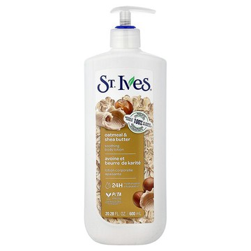 St. Ives, 舒緩身體乳，燕麥和乳木果油，20.28 液量盎司（600 毫升）