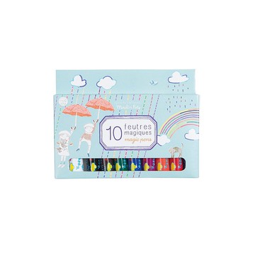 法國 Moulin Roty 假日系列變色魔法麥克筆-10色