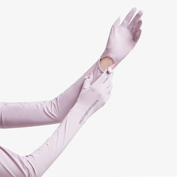 【巴黎精品】現貨+預購 防曬袖套袖套-簡約桂冠葉手套式女袖套5色a1ae17