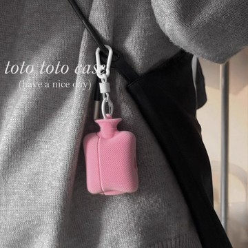 ✨小象優選✨創意立體暖手袋造型Airpodspro3耳機套掛件適用蘋果二代