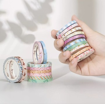 夏日戀曲 和紙膠帶 5米卷 20卷套裝