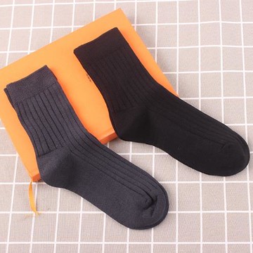 男春夏皮鞋正裝襪子黑色商務純棉防臭中筒長襪無骨縫透氣加大碼