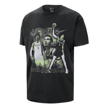 【NIKE】SAS M NK CTS OGC VW SS TEE 斑馬 馬刺隊 黑 男 II7131-010