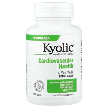 Kyolic, 陳蒜提取物，心血管，原初配方 100，200 片（每片 300 毫克）