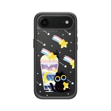 iPhone Air Mod NX -邊框背蓋組合 (相機按鈕) 黑 - Little Oil Art 小油画 - 流星聖代