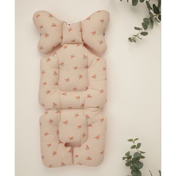 英國Nuida - 嬰兒推車軟墊-玫瑰粉紅