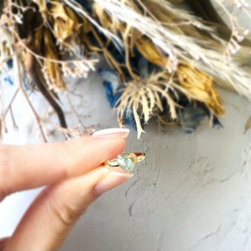 【再販】沖繩陶器風格 陶器 金繕 耳環 無耳洞耳環 金色 棕色 淺藍色 綠色 小巧 簡約