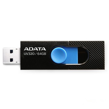 ADATA UV320 USB3.2 隨身碟 64GB 時尚黑