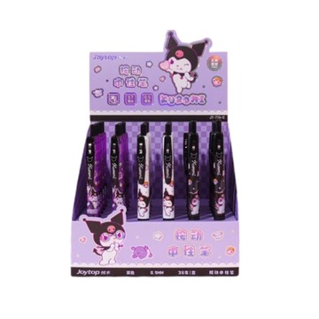 三麗鷗 酷洛米 按動中性筆-黑桿/白桿/紫桿