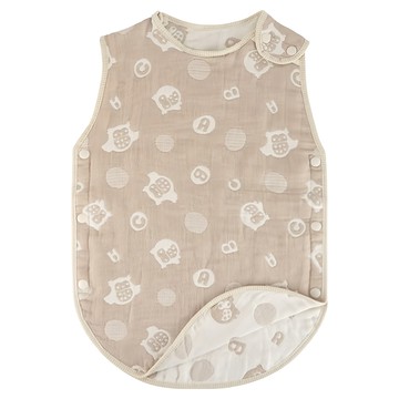 HiBOU 喜福 6重紗防踢被 透氣速乾 台灣製造 SGS認證  S(58 x 38cm)  小鷹喝奶茶