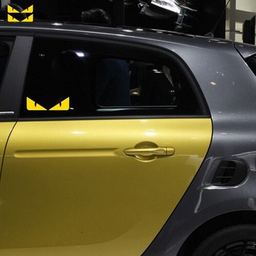 反光小惡魔貼紙 車貼 機車貼 適用 audi vw ford bmw benz toyota vw