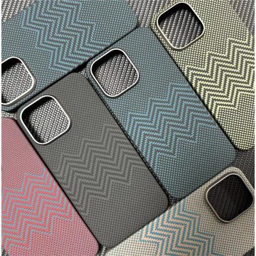 稀缺波浪紋凱夫拉適用iPhone 15pro超薄磁吸蘋果15promax手機殼