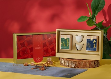 鴻福韻展-小茶對杯組 新年馬年禮盒 企業客製、ESG永續公益好禮