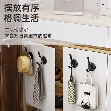 進門鞋櫃衣櫃衣服門後掛鈎壁掛牆壁金屬衣帽鉤掛衣鉤玄關免打孔