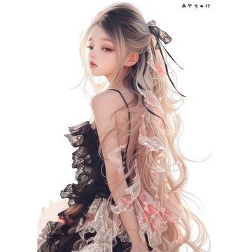 【3 月新品 1】07-117-0057 人物貼紙  透明感裝飾