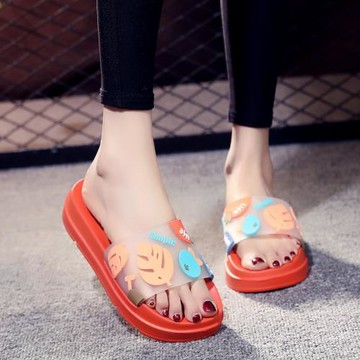 拖鞋女外穿2025年夏季新款ins潮可愛網紅時尚百搭厚底松糕涼拖鞋