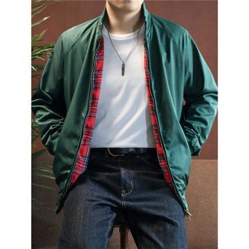 復古g9哈靈頓夾克外套秋季立領短款寬松防風美式阿美咔嘰上衣男女