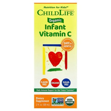 ChildLife Essentials, 有機嬰兒維生素 C 滴劑，2 液量盎司（59 毫升）