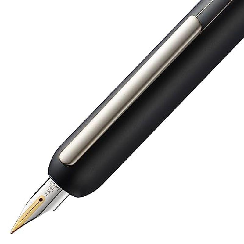 LAMY ラミー 万年筆 ペン先EF(極細字) ダイアログ ブラック L74BK-EF 両用式 正規輸入品