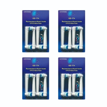 歐樂B 超細毛護齦電動牙刷刷頭 四入組(副廠)