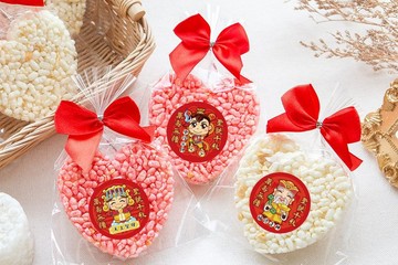 Q版神明祝壽 精巧單包裝 心型米香 (2口味可挑) 素食可 多款Q神明