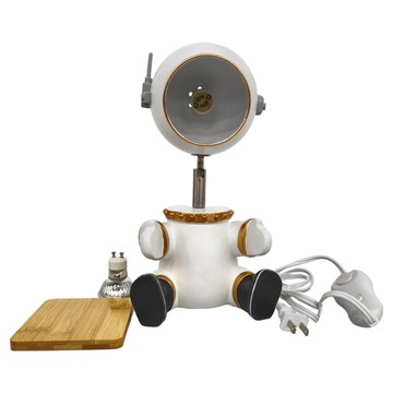 Rofancy 洛帆晞 照明融蠟燈 可愛卡通太空人造型 香氛蠟燭暖燈 居家裝飾檯燈  準備出發太空人