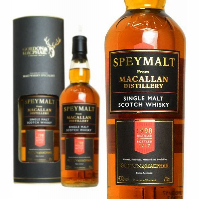 ゴードン マクファイル スペイモルト フロム マッカラン ディスティラリー 1998年 約19年熟成 43 700ml 箱入り 正規 通販 Lineポイント最大0 5 Get Lineショッピング