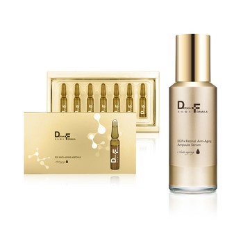 【早E晚A組】DF美肌醫生 EGF安瓶7入組+ EGF撫紋A醛安瓶精華18ml