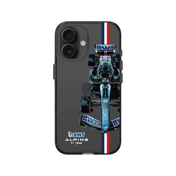 iPhone 16 Clear (相機按鈕) 酷墨灰 - Alpine - F1 BWT Alpine Formula One Team Car A524 Pierre Gasly 2