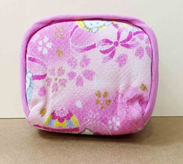 【震撼精品百貨】Hello Kitty 凱蒂貓-零錢包-KITTY和風系列-粉色 震撼日式精品百貨
