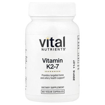 Vital Nutrients, 維生素 K2-7，180 微克，60 粒全素膠囊