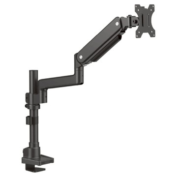 HAPPY TECH 快樂科技 可倒裝彈簧式電腦螢幕支架 夾鎖兩用 T56-C01R 17~40吋 高承重11kg  黑色  1個