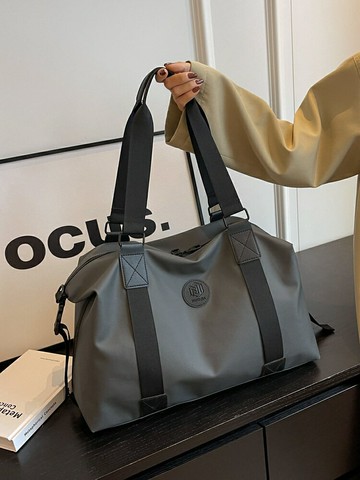 免運 大容量旅行健身運動側背包 短期旅行包女防水輕便行李包男款大容量手提包外出行旅行袋健身包