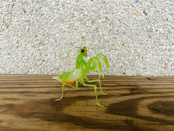 手工水晶玻璃  螳螂 昆蟲