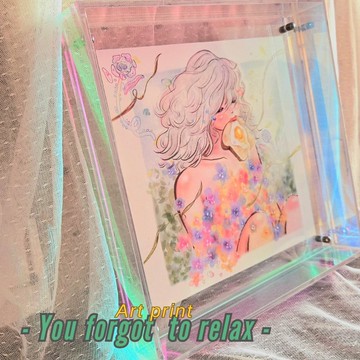 Art print / you forgot to relax/掛畫